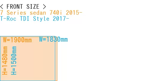 #7 Series sedan 740i 2015- + T-Roc TDI Style 2017-